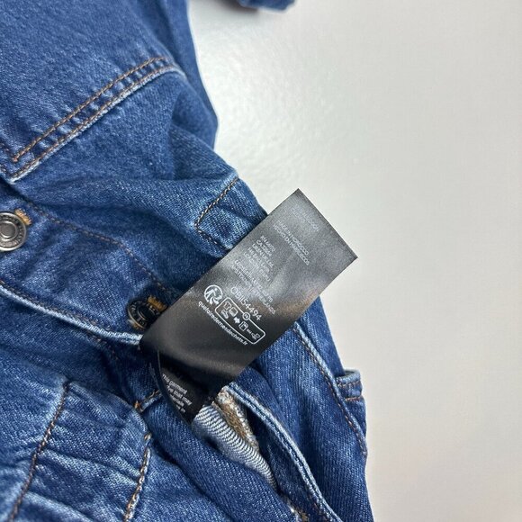 FREE PEOPLE Marci Denim Jumpsuit in Wash Sapphire Blue Size X-Small - Picture 7 of 11